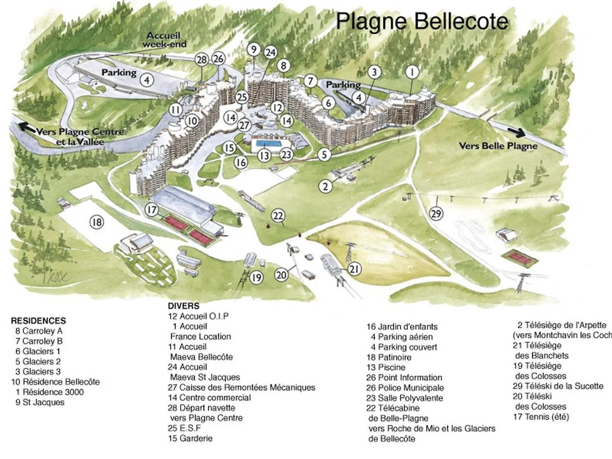 Appartement Renove Confortable - Centre Station - 2 Pieces Pour 5 Pers. - Fr-1-181-1973 La Plagne-Tarentaise 0*,